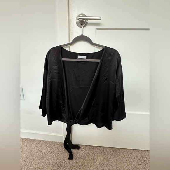 Urban outfitters silk wrap top - Picture 1 of 1